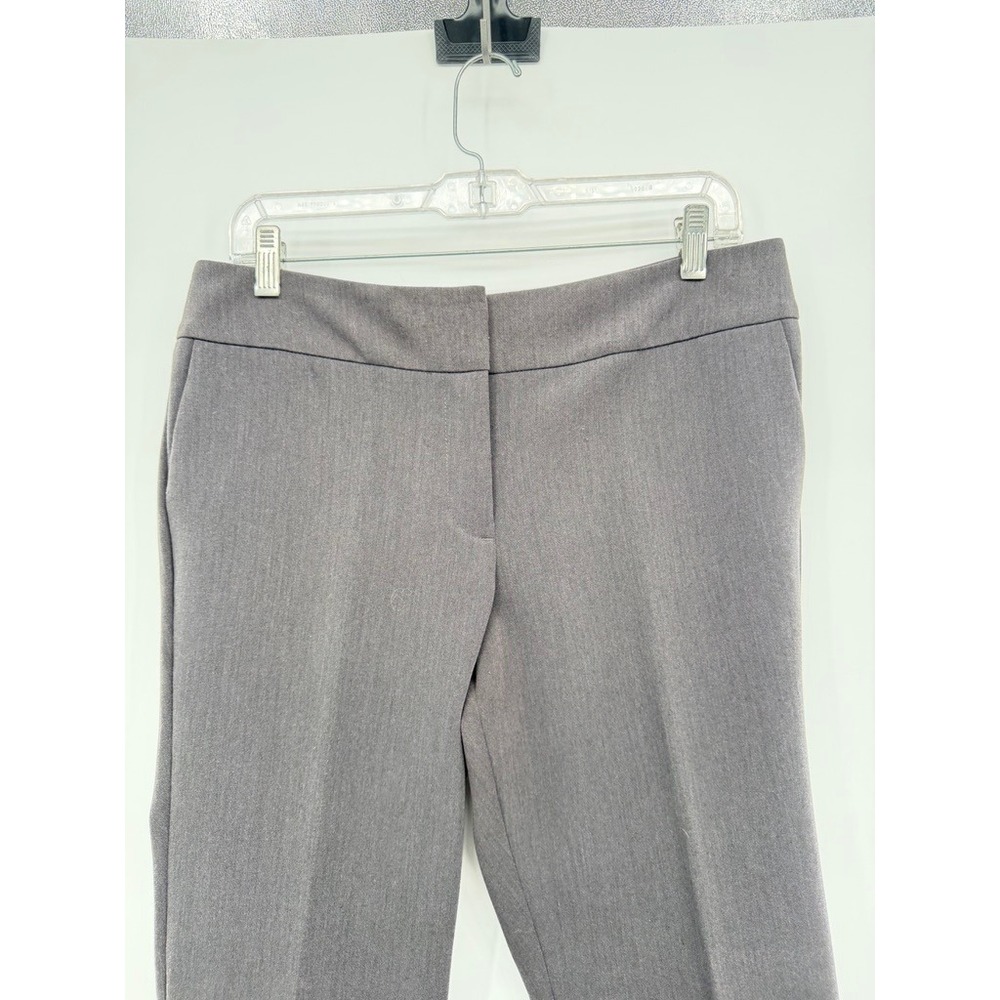 Ann Taylor Factory Trousers Gray Curvy Career Dress Pants Basic Office Attire 8P - Picture 3 of 6